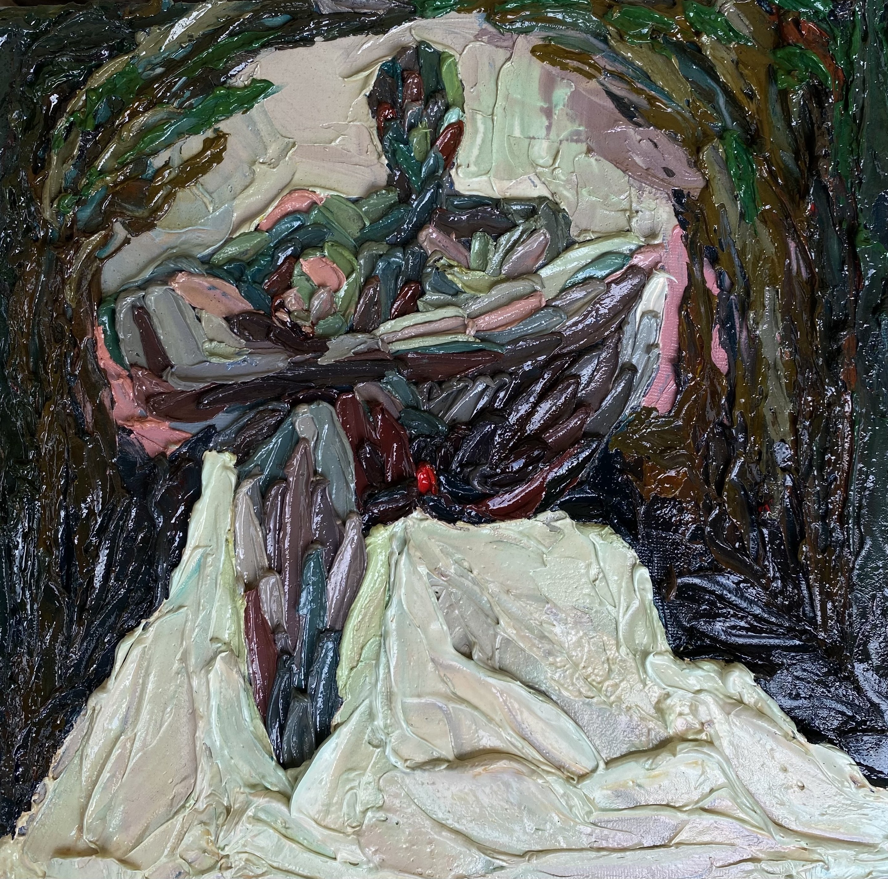 Okeowo Oluwaferanmi, Asiko - 21st Century, Contemporary, Figurative, Impasto, Minimalist Abstract Okeowo Oluwaferanmi, Asiko - 21st Century, Contemporary, Figurative, Impasto, Minimalist Abstract