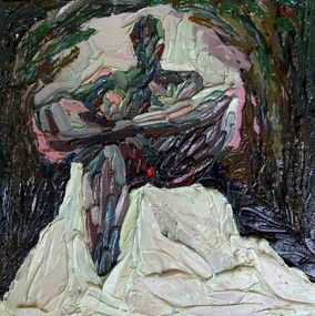 Gemälde, Asiko - 21st Century, Contemporary, Figurative, Impasto, Minimalist Abstract, Okeowo Oluwaferanmi