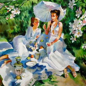 Gemälde, Picnic, Egor Shvachunov