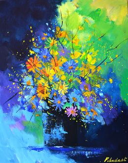 Peinture, A colourful still life, Pol Ledent