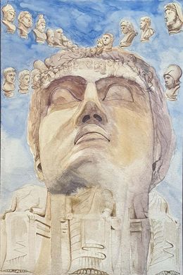 Peinture, Classical Heads., Derek Carruthers