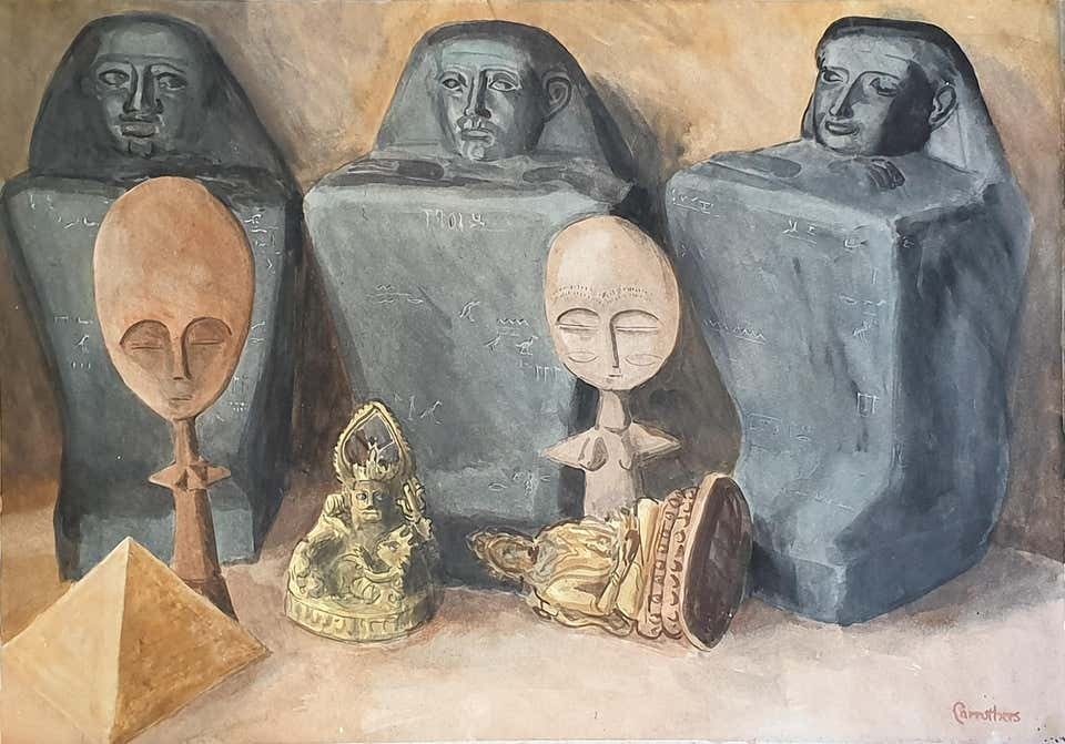 Derek Carruthers, Godot, Artefacts of Civilisations Lost. Derek Carruthers, Godot, Artefacts of Civilisations Lost.