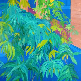 Gemälde, Luxuriance à Majorelle, Agnès Tiollier