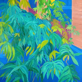 Gemälde, Luxuriance à Majorelle, Agnès Tiollier