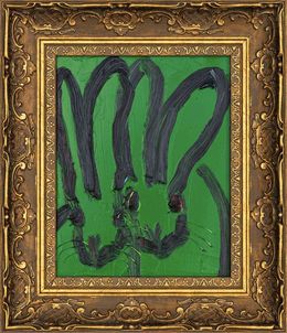 Gemälde, Green Aeres, Hunt Slonem