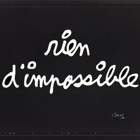 Édition, Rien d'impossible, Ben