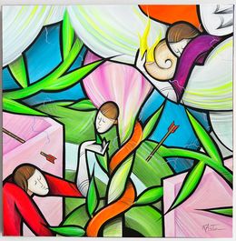 Painting, L'Arbre de la Connaissance, Jérôme Rasto