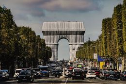 Print, L'Arc de Triomphe, Wrapped, by Day, Christo and Jeanne-Claude