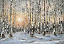 Painting, Crystal Forest, Tanja Frost