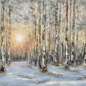 Gemälde, Crystal Forest, Tanja Frost