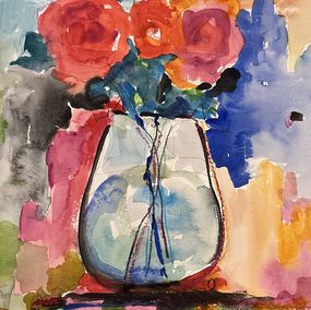 Peinture, Blue Splash, Isabelle Hirtzig