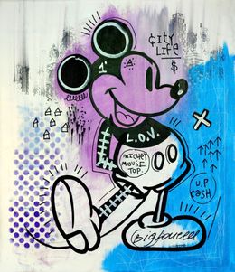 Peinture, Mickey Mouse City Life, Eghna