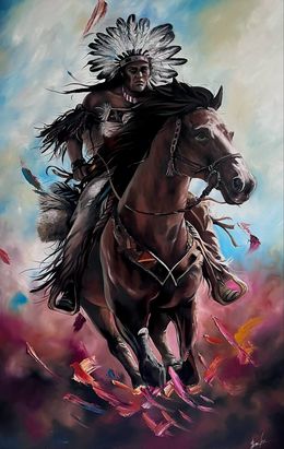 Gemälde, Mustang, Les Sœurs Vitali