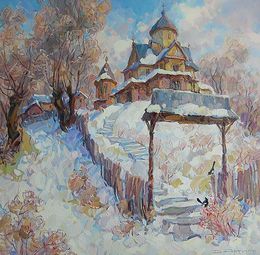 Painting, Vorokhta Church of the 16th century, Dmitry Artim