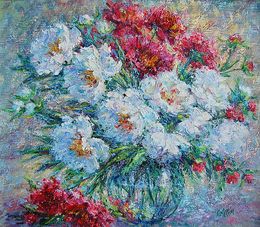 Gemälde, Dmitry's peonies, Olga Artim