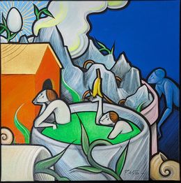 Gemälde, Slime, Jérôme Rasto