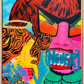 Gemälde, Stop opening your big mouth, Nolwenn Samson