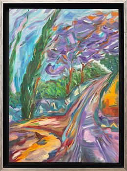 Peinture, Le Petit Chemin, Bernadette Van Baarsen