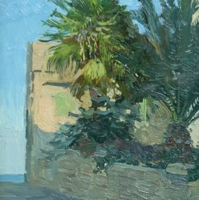 Peinture, Palm trees. Sliema, Simon Kozhin