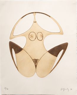Drucke, La femme grenouille, Philippe Hiquily