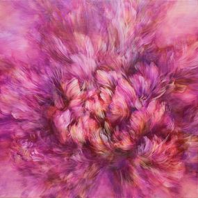 Gemälde, Waltz of Flower (Purple_116), Noriko Kurafuji