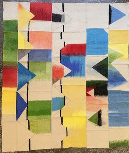 Painting, Les vents contraires, Françoise Paressant-Tual