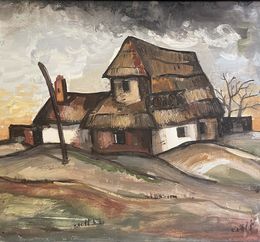 Peinture, Cottages, Ružena Velesová
