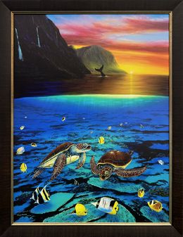 Print, Ancient Mariner (large hand signed giclee on canvas), Robert Wyland