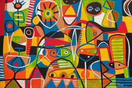 Peinture, Pequeño paraíso, Enrique Pichardo