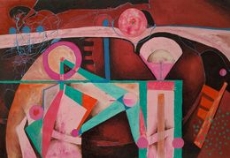 Gemälde, Desnudos, Francisco Muñoz Tejeida