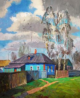 Painting, Spring in the city of Divination, Egor Shvachunov