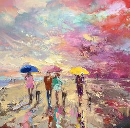 Gemälde, Sunset After Rain, Ewa Czarniecka