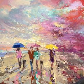 Gemälde, Sunset After Rain, Ewa Czarniecka