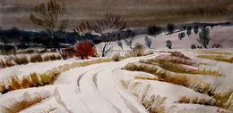 Gemälde, Winter. Obolon, Egor Shvachunov