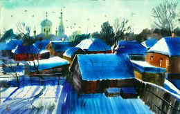 Painting, Winter in Lebedyn, Egor Shvachunov