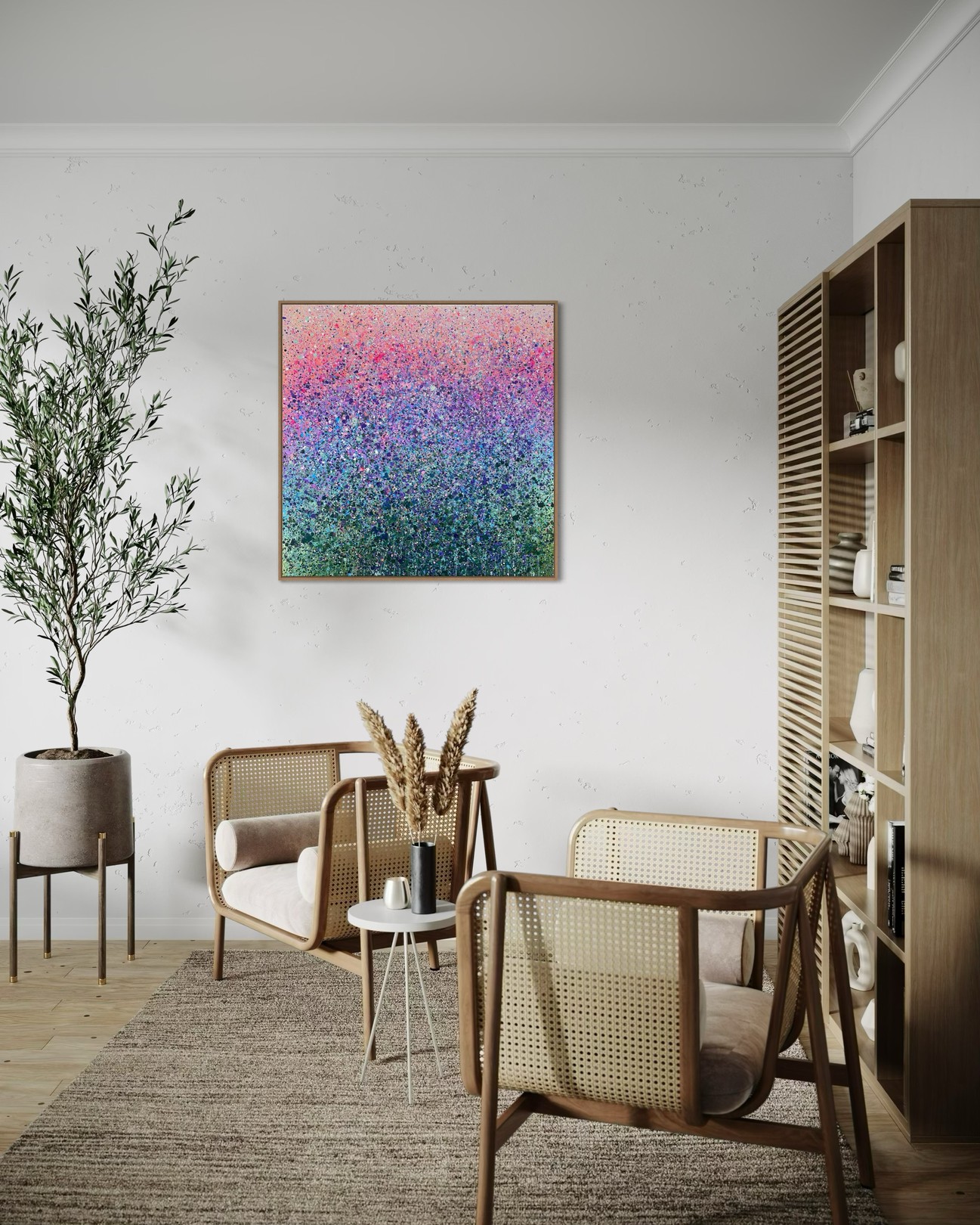 Tableau abstrait Orléans, peinture contemporaine Abstraction Concrète 117