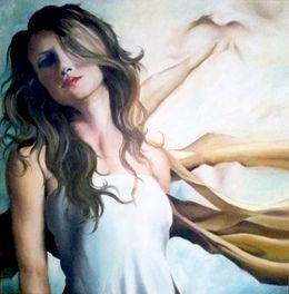 Painting, Le drap, Irene Mahon
