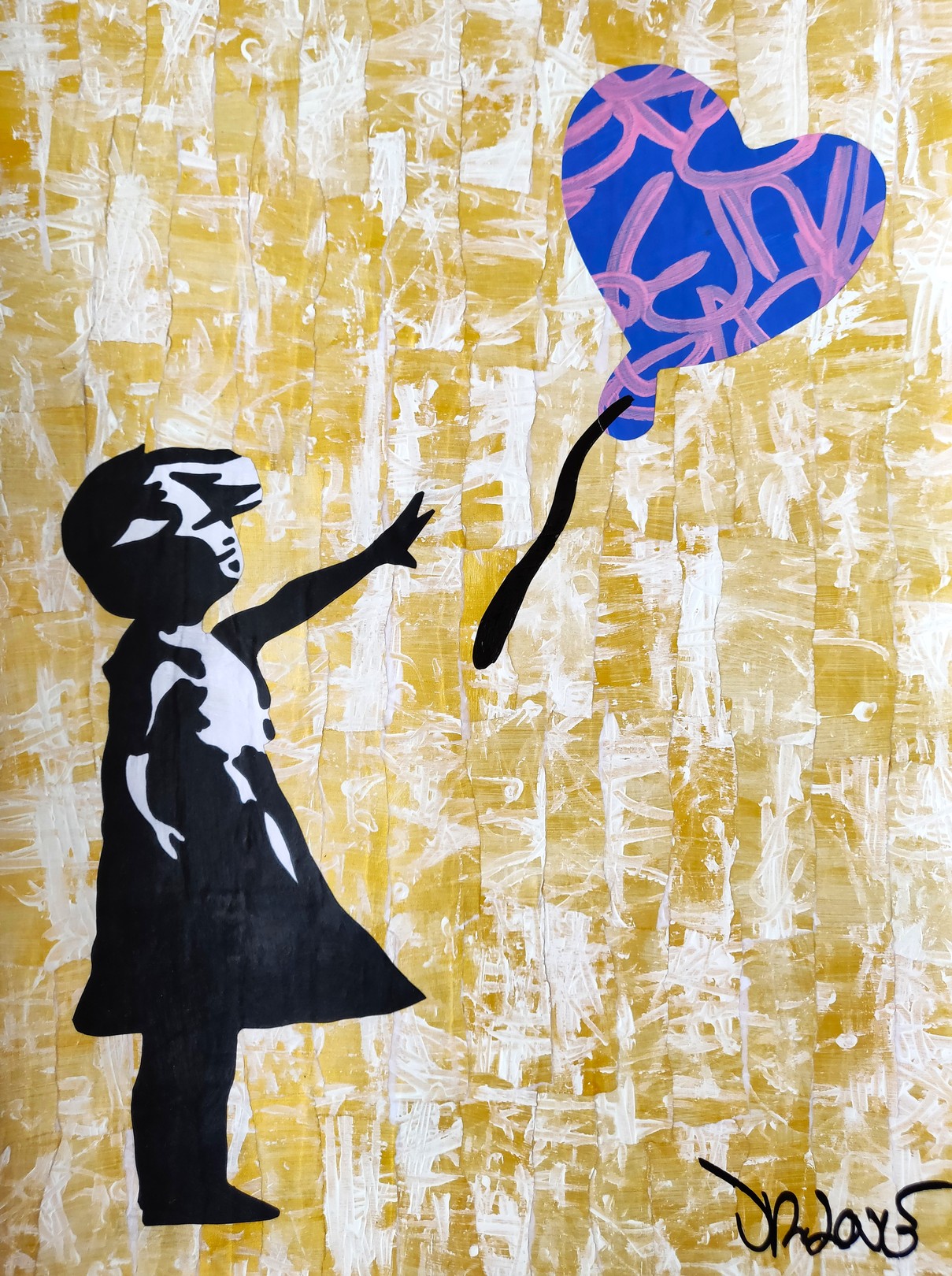 Dr. Love, Love and hope BLUE (a tribute to Banksy) Dr. Love, Love and hope BLUE (a tribute to Banksy)