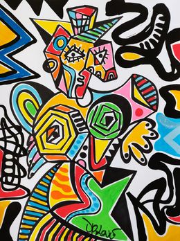 Peinture, Super fashion lady, Dr. Love