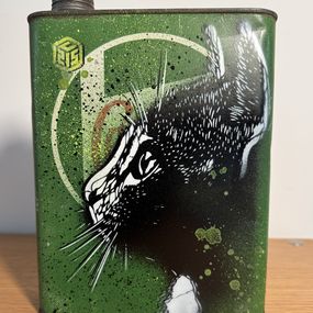 Scultura, Chat sur bidon, C215