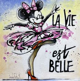 Painting, Minnie Mouse, la vie est belle, Patrick Cornée