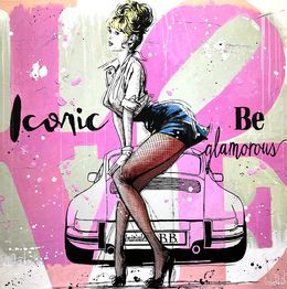 Painting, Brigitte Bardot, Iconic et glamour, Patrick Cornée