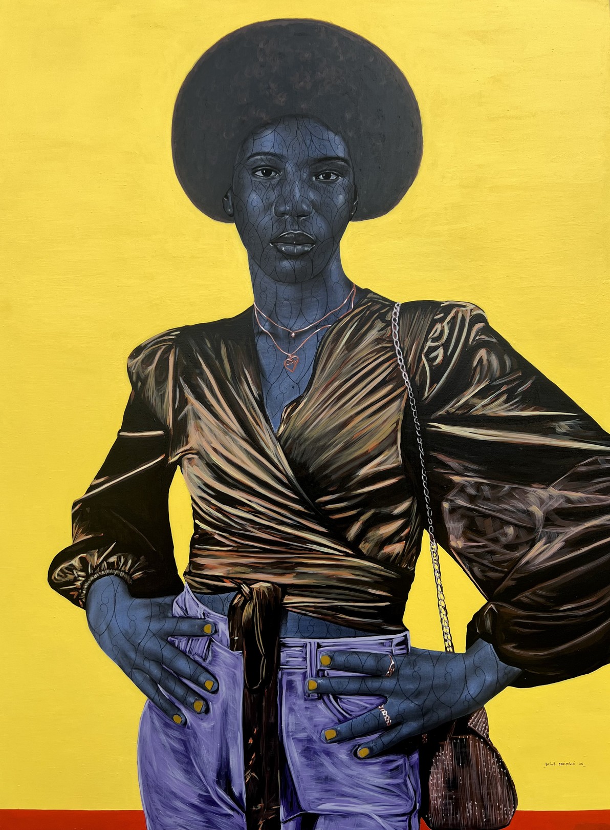 Taiwo Odejinmi, Style and Confidence - 21st Century, Contemporary, Figurative, Portrait, Women Taiwo Odejinmi, Style and Confidence - 21st Century, Contemporary, Figurative, Portrait, Women