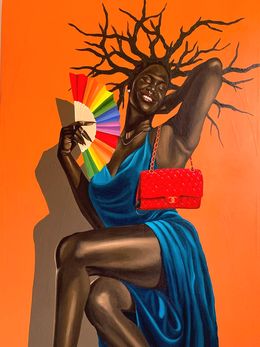 Painting, I know myself, I think I do, Ebuka Agudiegwu