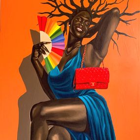 Painting, I know myself, I think I do, Ebuka Agudiegwu