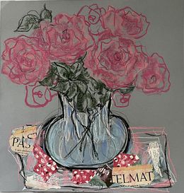 Zeichnungen, Flou de roses, Isabelle Hirtzig