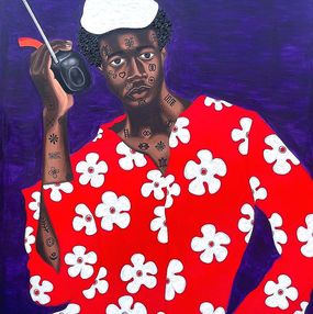 Gemälde, Radio waves and dreams, Gregory Kumah