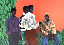 Gemälde, The gathering of dreamers, Akintomide Akinshola