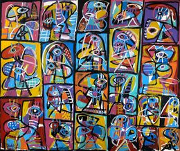 Peinture, Mosaico en vivo, Enrique Pichardo