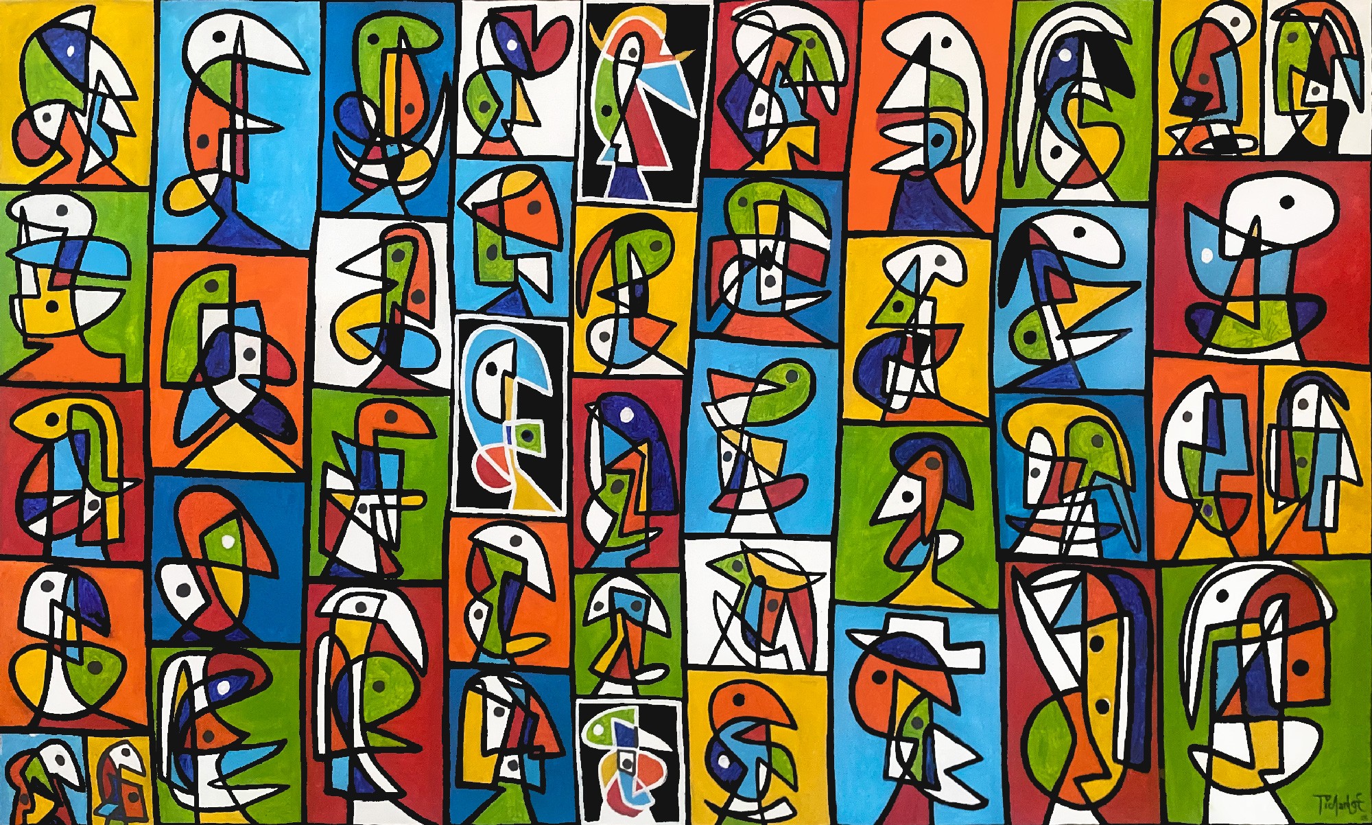 Enrique Pichardo, Mosaico de colores Enrique Pichardo, Mosaico de colores